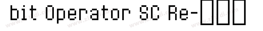  bit Operator SC Re字体转换